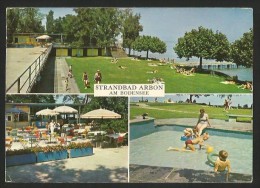 ARBON TG Bodensee Strandbad-Restaurant Campingplatz Frasnacht 1966 - Arbon