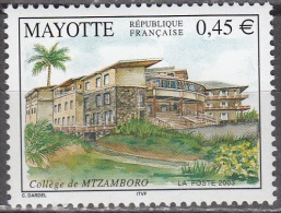 Mayotte 2003 Yvert 146 Neuf ** Cote (2015) 2.00 Euro Collège De Mtzamboro - Ungebraucht