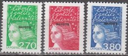 Mayotte 1997 Yvert 48 - 50 Neuf ** Cote (2015) 4.30 Euro Marianne De Luquet - Unused Stamps