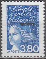 Mayotte 1997 Yvert 50 Neuf ** Cote (2015) 2.50 Euro Marianne De Luquet - Ongebruikt