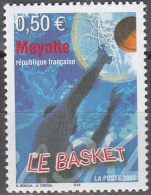 Mayotte 2003 Yvert 148 Neuf ** Cote (2015) 2.00 Euro Basket-ball - Unused Stamps