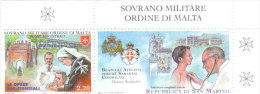 SMOM 2006 OPERE ASSISTENZIALI - EMISSIONE CONGIUNTA CON SAN MARINO - INTEGRI - Malte (Ordre De)
