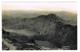 RB 1012 - Early Real Photo Postcard -  Crimea Pass With Lliwedd Glaslyn & Moelwyn Cnicht - Merionethshire Wales - Merionethshire
