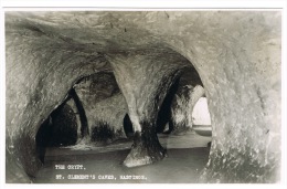 RB 1014 - Real Photo Postcard - The Crypt St Clements Caves - Hastings Sussex - Hastings