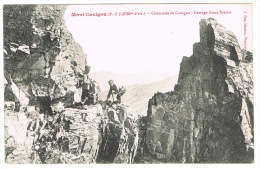 RB 1014 - Early Climbing Mountaineering Postcard - Mont Canigou France - Escalade