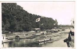 RB 1014 - Early Postcard -  The Rowing Eights & Houseboats - River Thames Oxford - Oxford