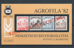 1988. Szocfilex - Commemorative Sheet :) - Herdenkingsblaadjes