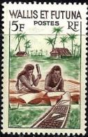 FRANCAISE WALLIS ET FUTUNA WOMAN PALM TREE SET OF 1 STAMP 5 FRANCS MINTLH 1970's SG162 READ DESCRIPTION !! - Unused Stamps