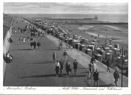 Uralte AK Borkum - Promenade Und Zeltstrand TOP!! (1934) - Borkum