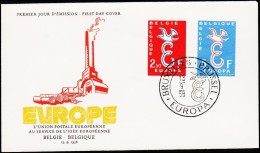 1958. EUROPA FDC 13.9.58.  (Michel: 1117-1118) - JF125127 - Ohne Zuordnung