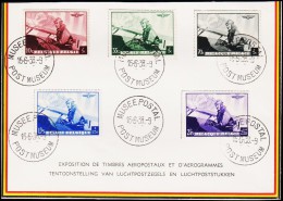1938. AIR MAIL 5 EX. MUSEE POSTAL POSTMUSEUM 16-6-38.  (Michel: 466-470) - JF123742 - Other & Unclassified