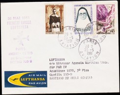 1961. PARIS AMERIQUE DU SUD PARIS AVIATION 20-5-1961.  (Michel: ) - JF125525 - Altri & Non Classificati