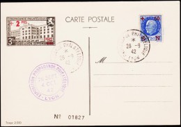 1942. EXPOSITION PROPAGANDE PHILATELIQUE LYON 26-9-42. TIRAGE 2000 EX.  (Michel: 563) - JF125526 - Other & Unclassified