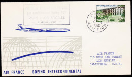 1960. FIRST FLIGHT PARIS - LOS ANGELES PARIS 4-4-1960 AVIATION. 0,85 F.  (Michel: 1288) - JF125496 - Other & Unclassified