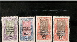 CONGO FRANCAIS N° 89/92   NEUF *     DE 1925 - Nuevos