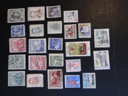 Tchécoslovaquie  . Lot De 24  Timbres Oblit. - Collections, Lots & Séries