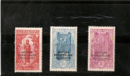 CONGO FRANCAIS N° 106/108  NEUF *     DE 1930 - Ungebraucht