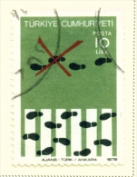TURKEY  -  1977  Road Safety  10l  Used As Scan - Oblitérés