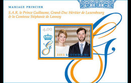 Luxemburg / Luxembourg - MNH / Postfris - Sheet Koninklijk Huwelijk 2012 - Ungebraucht