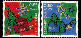 Luxemburg / Luxembourg - MNH / Postfris - Complete Set Kerstmis 2012 - Unused Stamps