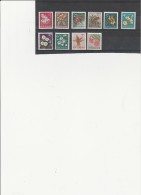 NOUVELLE ZELANDE - N° 384-90 NEUF X- FLEURS - ANNEE 1960-69 - Ongebruikt