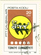 TURKEY  -  1985  Post Codes  20l  Used As Scan - Gebruikt