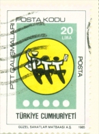 TURKEY  -  1985  Post Codes  20l  Used As Scan - Usados