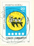 TURKEY  -  1985  Post Codes  20l  Used As Scan - Oblitérés