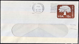 A5385 USA 1976, 13c Liberty Tree Pre-paid Cover, Used - 1961-80