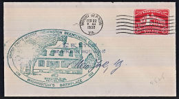 B0472  USA 1932, Pre-paid Cover, Mount Vernon With Washington Bicentennial Cachet - 1921-40