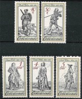 CZECHOSLOVAKIA 1983 COSTUMES & MILITARY UNIFORMS In ART MNH WEAPONS A14 - Collezioni & Lotti