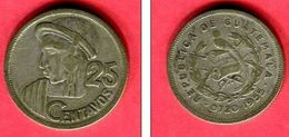 25 CENTAVOS 1955 ( KM 258 )  TB  14 - Guatemala