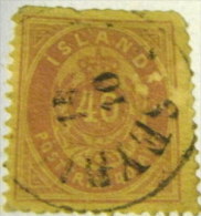Iceland 1882 Posthorn 40aur - Used - Used Stamps
