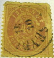 Iceland 1882 Posthorn 40aur - Used - Gebraucht