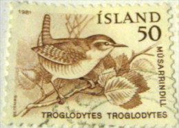 Iceland 1981Troglodytes Troglodytes Wren Bird 50aur - Used - Gebraucht