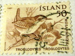 Iceland 1981Troglodytes Troglodytes Wren Bird 50aur - Used - Gebraucht