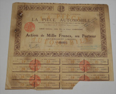 La Piece Automobile, Anct Coffignon à Compiegne (tres Rare Mais Tachée) - Automobile