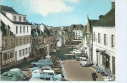 Morbilhan.Guéméné La Grande Rue Avec Citroën 2 CV - Guemene Sur Scorff