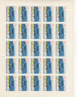 Urss 1963 - Yt 2715** Foglio Completo Di 25 Val. Ricerche Artiche Ed Antartiche - Hojas Completas