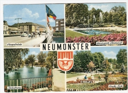 CPSM Allemagne Gruss Aus NEUMÜNSTER Multivues Europabrucke Wasserspiele Klosterinsel Rencks Park - Neumünster