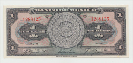 MEXICO 1 PESO 1945 XF+ AUNC Pick 38c 38 C - México