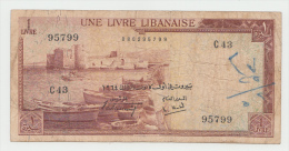 Lebanon 1 Livre 1964 AVF Pick 55 - Libanon