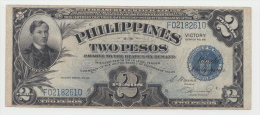 Philippines 2 Peso 1944 VF Victory Over Japan WW 2 - Series C Pick 95 - Filippijnen