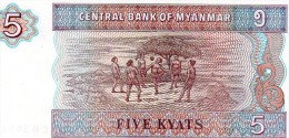 NEUF : BILLET DE 5 KYATS - BIRMANIE / MYANMAR - Myanmar