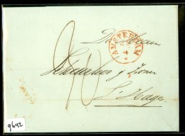 VOORLOPER * BRIEFOMSLAG Uit 1847 Van AMSTERDAM Naar 's-GRAVENHAGE (9642) - ...-1852 Prephilately