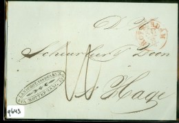 VOORLOPER * BRIEFOMSLAG Uit 1843 Van ROTTERDAM Naar ´s-GRAVENHAGE * FIRMASTEMPEL (9643) - ...-1852 Prephilately