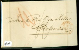 HANDGESCHREVEN BRIEF Uit 1866 Van ARNHEM Naar ROTTERDAM   (9645) - Cartas & Documentos