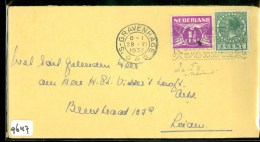 BRIEFOMSLAG Uit 1932 Van 's-GRAVENHAGE Naar LEIDEN * MENGFRANKERING (9647) - Storia Postale