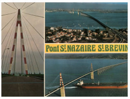 (678 ORL) Ship -  Bateau - Pont De St Nazaire + Petrolier - Pétroliers