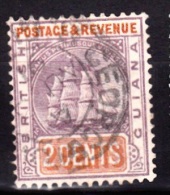 British Guiana, 1889, SG 194, Used (Wmk Crown CA) - Guyana Britannica (...-1966)